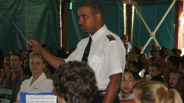 Jerome conducting Wonderland Band